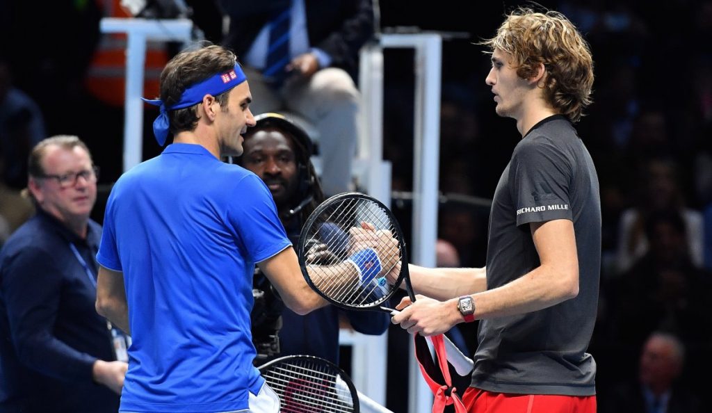 El tenista alemán se convirtió así en el jugador más joven en alcanzar la final del Masters de Londres. FOTO: AFP